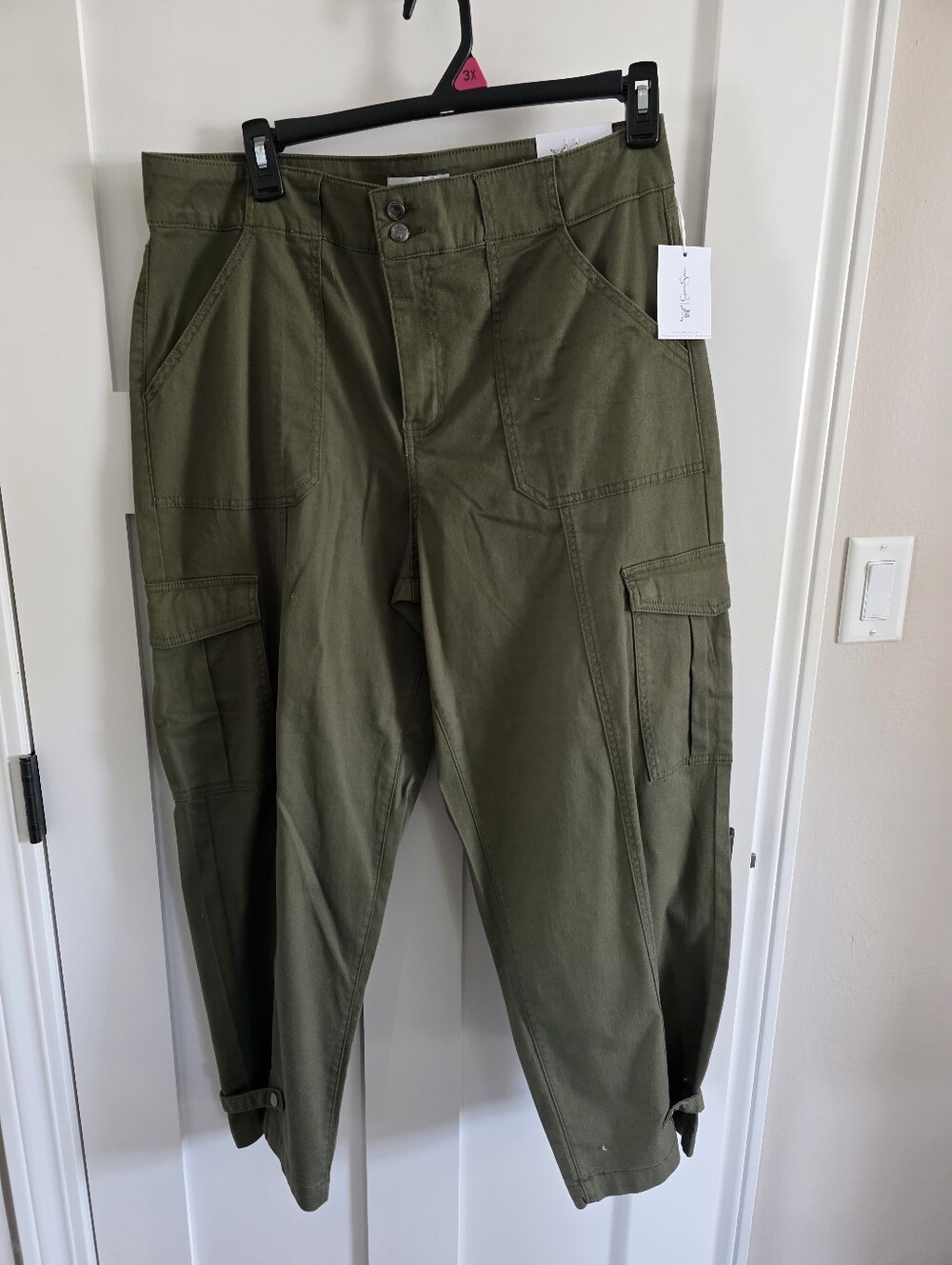 Jessica Simpson Olive Cargo Utility Pants